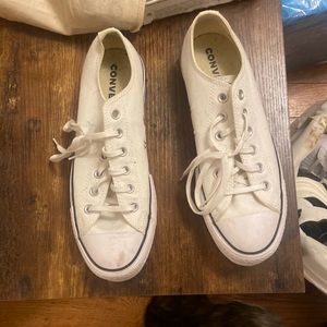 Converse Low Top Platform Sneakers